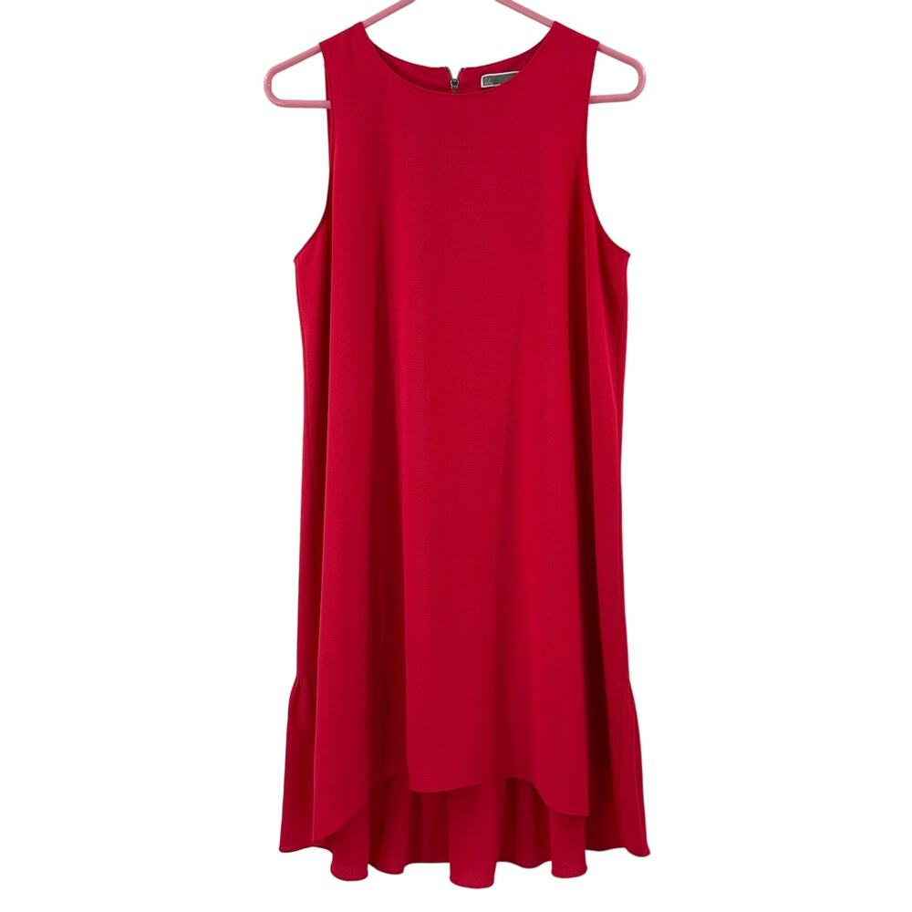 CHELSEA28 Dress Size Small Ruffle Back Fuchsia Pink Cocktail Evening Event